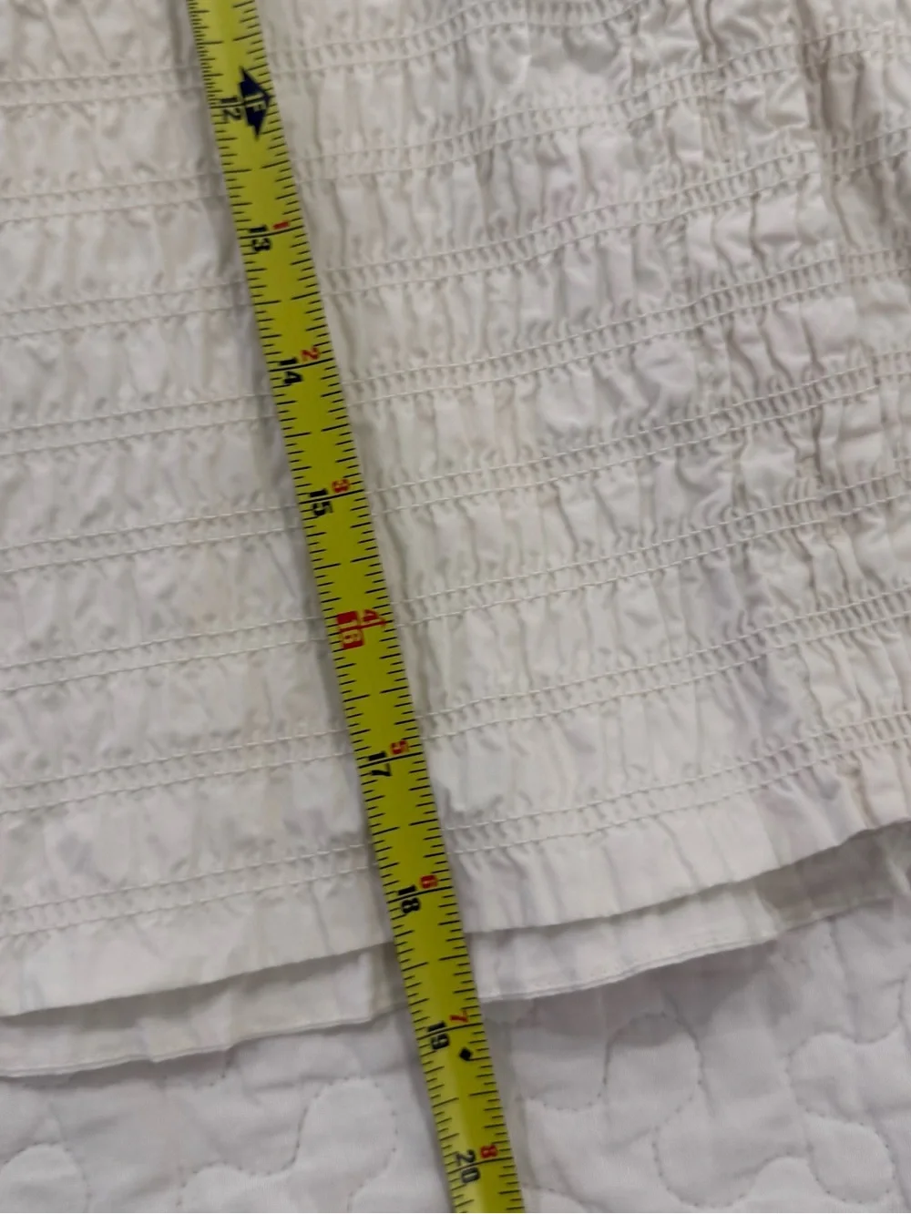 Veronica Beard Cream Textured Short-Sleeve Cropped Button-Up